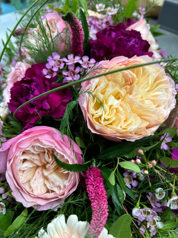 Garden Rose Casket Spray