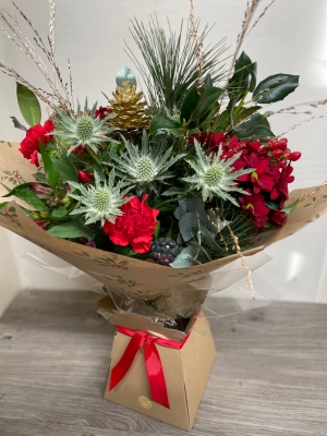 Christmas Cheer Hand Tied