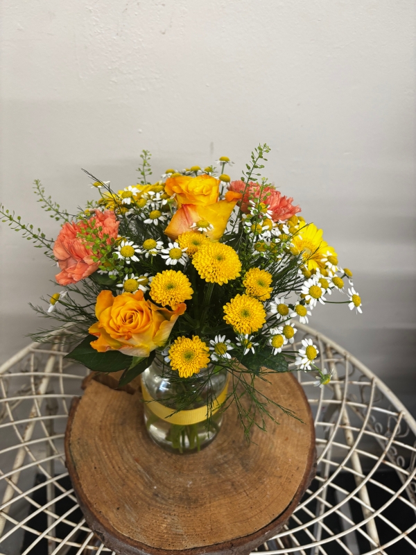 Recycled Jar Arrangement