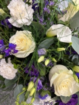 Rose & Calla Lily Casket Spray