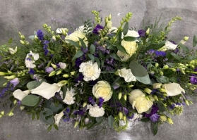 Rose & Calla Lily Casket Spray