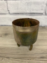 Green Metal Pot