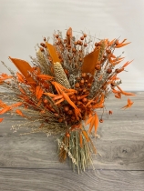 Orange Dried Bouquet