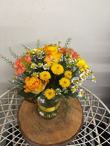 Recycled Jar Arrangement