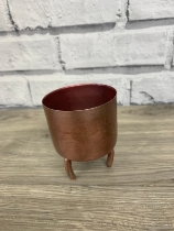 Rose Gold Metal Pot