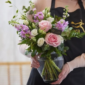 Vase made with the finest flowers.