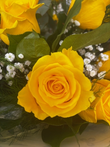 Yellow Rose Bouquet