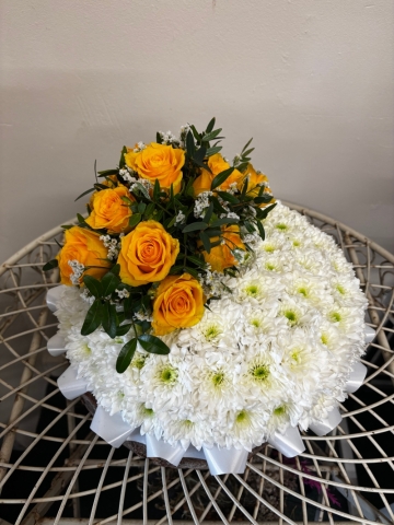 Yellow Rose Posy Pad